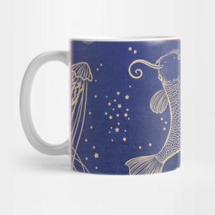 Ocean Meets Sky Hardcase square Mug